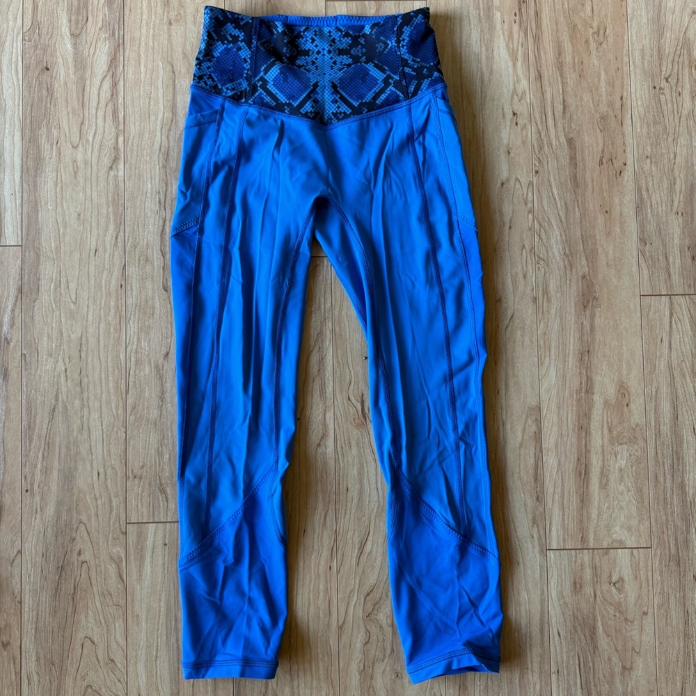 Lululemon Blue Capri Leggings